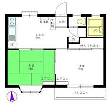 東京都中野区大和町３丁目（賃貸アパート2LDK・2階・39.60㎡） その2