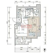 ＳＹＦＯＲＭＥ　ＴＡＫＡＤＡＮＯＢＡＢＡII 205 ｜ 東京都新宿区下落合１丁目3（賃貸マンション1DK・2階・26.73㎡） その2