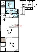 ＯＨＡＮＡ　Ｈｏｕｓｅ　4Ｔ 203 ｜ 東京都中野区野方１丁目30-21（賃貸アパート1LDK・2階・35.76㎡） その2