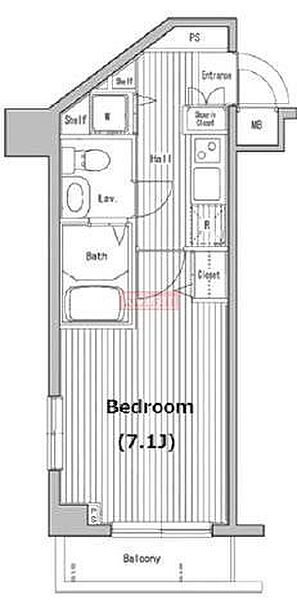 ガラ・ステージ高円寺 5F｜東京都中野区大和町１丁目(賃貸マンション1K・5階・23.92㎡)の写真 その2