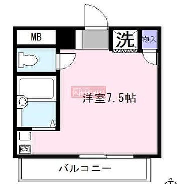 シャルマンハイム平野 301｜東京都杉並区高円寺北２丁目(賃貸マンション1R・3階・20.00㎡)の写真 その2