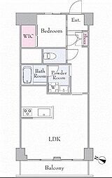 新大橋永谷マンション 1LDKの間取図画像