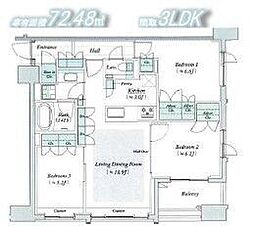 間取図画像 3LDK