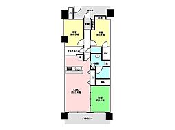 コスモ東陽町親水公園 2SLDKの間取図画像