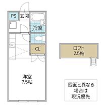 ELLE 103号室 ｜ 茨城県土浦市真鍋（賃貸アパート1R・1階・25.50㎡） その2