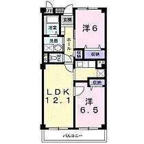 プログレス 202号室 ｜ 茨城県龍ケ崎市長山（賃貸マンション2LDK・2階・55.08㎡） その2