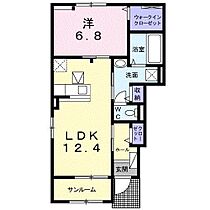 ラ・グラシューズ　III 101号室 ｜ 茨城県龍ケ崎市藤ケ丘（賃貸アパート1LDK・1階・52.38㎡） その2