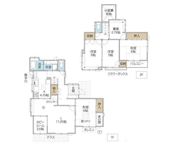 間取りを拡大表示