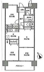 ライオンズマンション橋本台第2 3DKの間取図画像