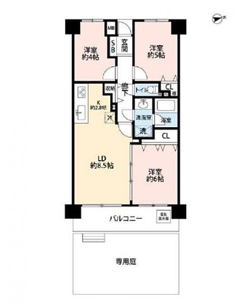 間取りを拡大表示