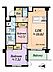 間取り：2LDK、専有面積53.46m2、西向け