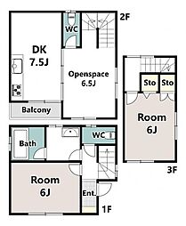 物件画像 東尾久3丁目 中古戸建