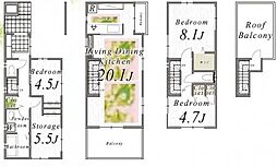 物件画像 中川3丁目　新築戸建　A号棟