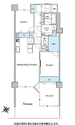 コスモ小竹向原メユール 3LDKの間取図画像