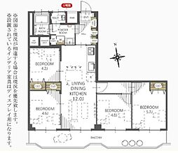 メゾンゴールド 4LDKの間取図画像