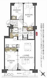 間取図画像 3LDK