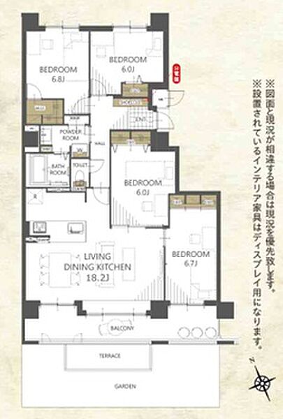 間取りを拡大表示