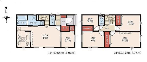 間取りを拡大表示