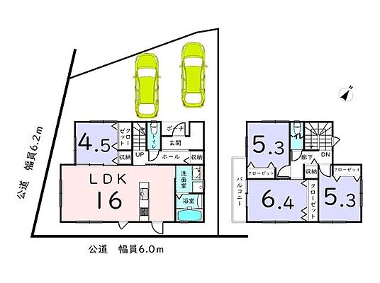 間取り 新築戸建　湖南市宝来坂2丁目