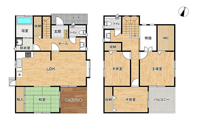 間取り 菊池郡大津町美咲野3丁目