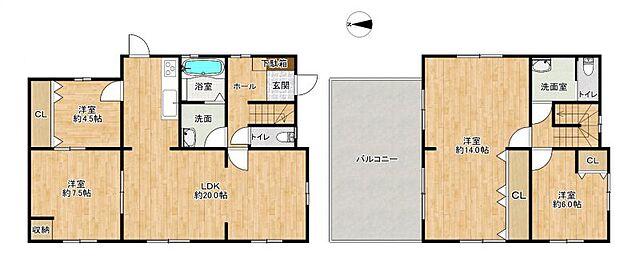 間取り 熊本市東区保田窪4丁目