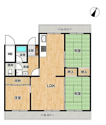 和室が多い間取りで、落ち着いた雰囲気がお好きな方におすすめです!