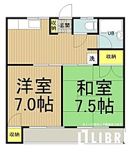 ヴィラ石田  ｜ 東京都日野市大字石田421（賃貸アパート2K・1階・38.00㎡） その2