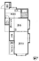 東京都立川市曙町１丁目（賃貸アパート2K・2階・42.50㎡） その2