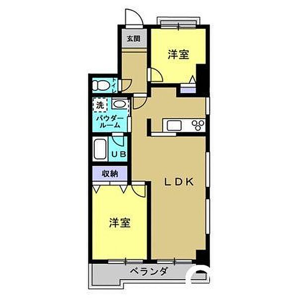 東京都日野市日野台１丁目(賃貸マンション2LDK・2階・50.16㎡)の写真 その2