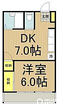 東京都立川市富士見町７丁目（賃貸アパート1DK・3階・29.80㎡） その2