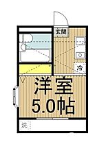 東京都昭島市東町４丁目（賃貸アパート1K・2階・15.60㎡） その2