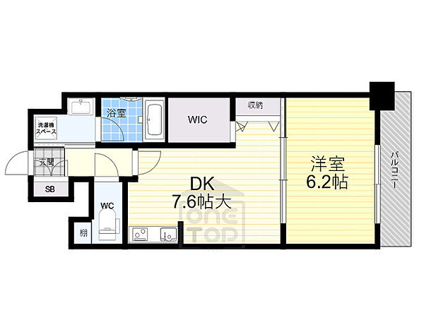 大阪府茨木市双葉町(賃貸マンション1DK・2階・38.38㎡)の写真 その2