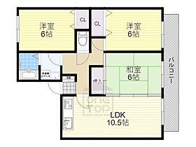 大阪府茨木市太田２丁目（賃貸マンション3LDK・2階・65.00㎡） その2