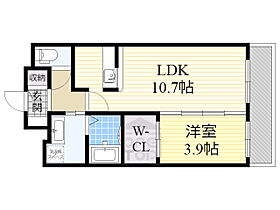 大阪府茨木市若園町（賃貸マンション1LDK・2階・38.70㎡） その2