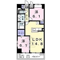 大阪府茨木市畑田町（賃貸マンション2LDK・6階・61.74㎡） その2