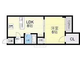 大阪府茨木市別院町（賃貸マンション1LDK・4階・30.70㎡） その2