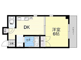 大阪府茨木市舟木町（賃貸マンション1DK・5階・26.00㎡） その2