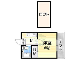 大阪府高槻市登美の里町（賃貸アパート1R・2階・17.33㎡） その2