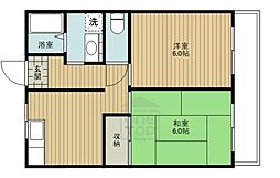水尾グリーンハイツC棟 2階/-
