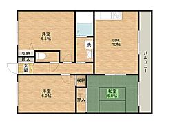 フレーバーフラッツ 3LDKの間取図画像