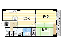 ビューハイツ千里 4階