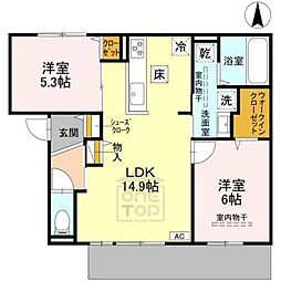 D-residence下田部A 2階/-