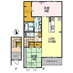 エストリヴィエール 2階/-