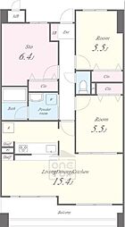ルミナスベガ 3LDKの間取図画像