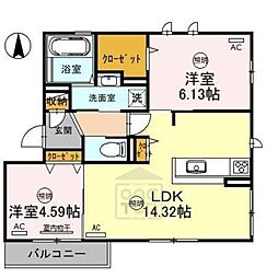 D-room茨木春日 3階/-