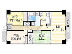 ミストラル岸部南 8階