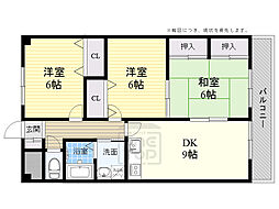 コンフォート角野 2階/203