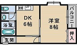 ガーデンパレス茨木 4階