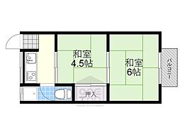 誠和ビル 2Kの間取図画像