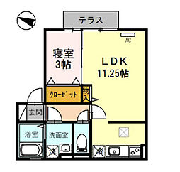 クラインガルテン B棟 2階